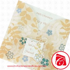 Invitaciones de boda vintage