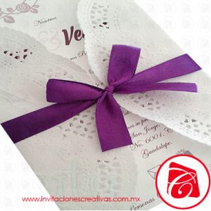Invitaciones de 15 vintage flores